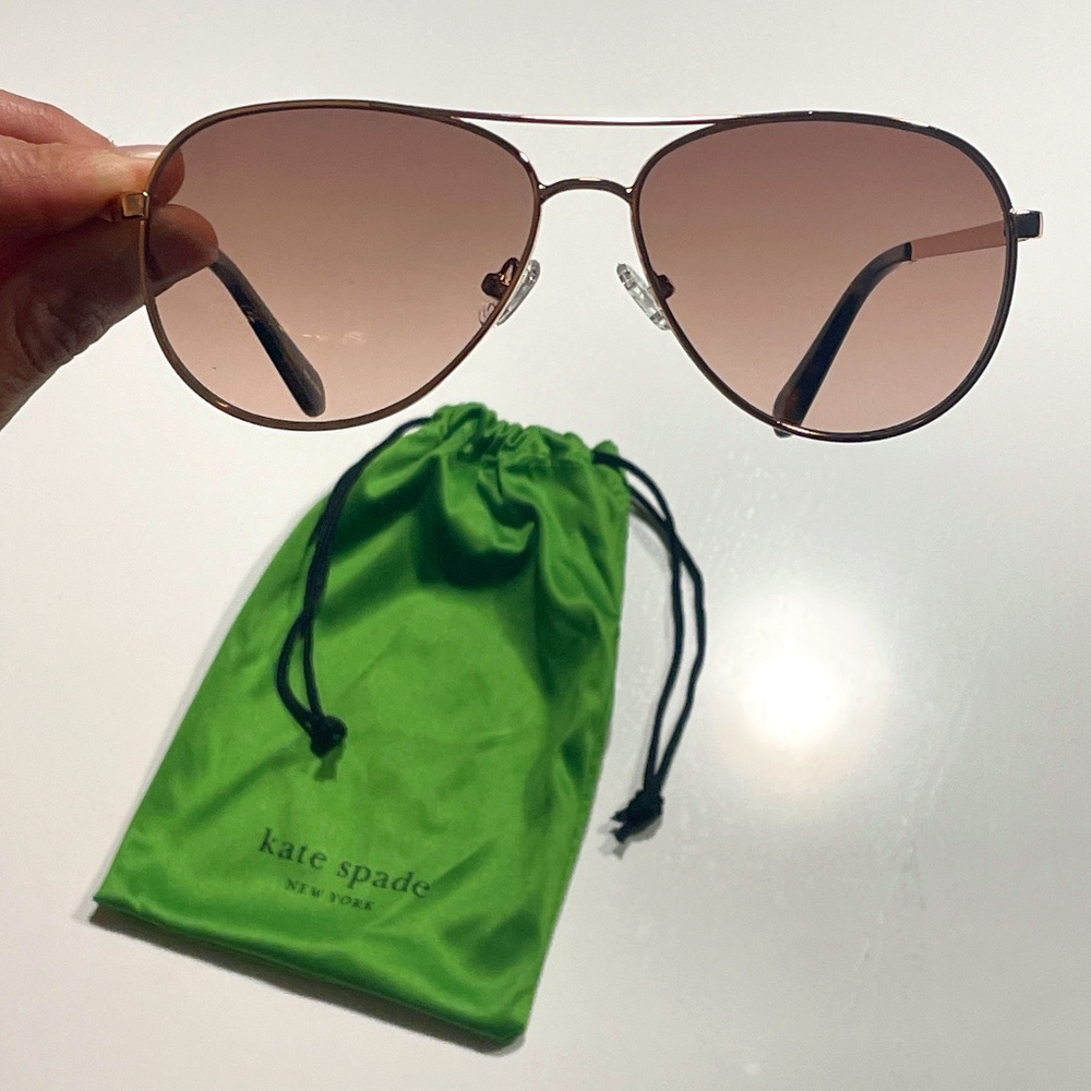 Kate Spade Emmaline Rose Gold Aviator